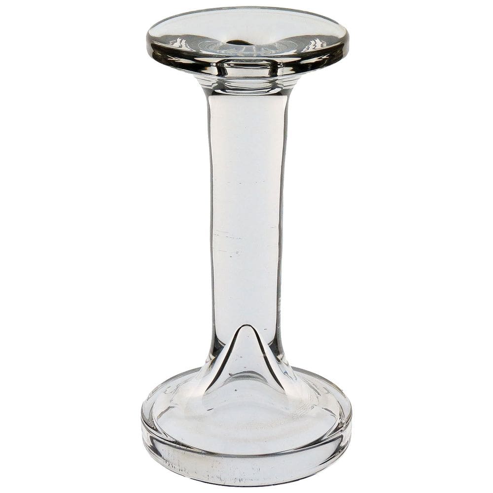 CASTIÇAL PORTA VELA DECORATIVO HOME&CO ECO CRYSTAL 17x9x9cm TRANSPARENTE