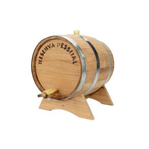 Barril Ancorote De Amburana Redondo 2,5L - Oval