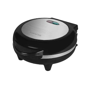 Omeleteira Antiaderente Elétrica Dupla 800W Mr. Cheff Redonda Preta 110V Agratto Aoip01i-01 127V