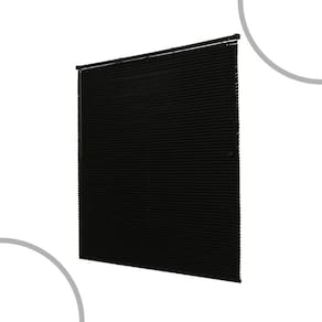 Persiana Horizontal De Pvc- 1,60x1,30m Cortina Off Blackout  Preto