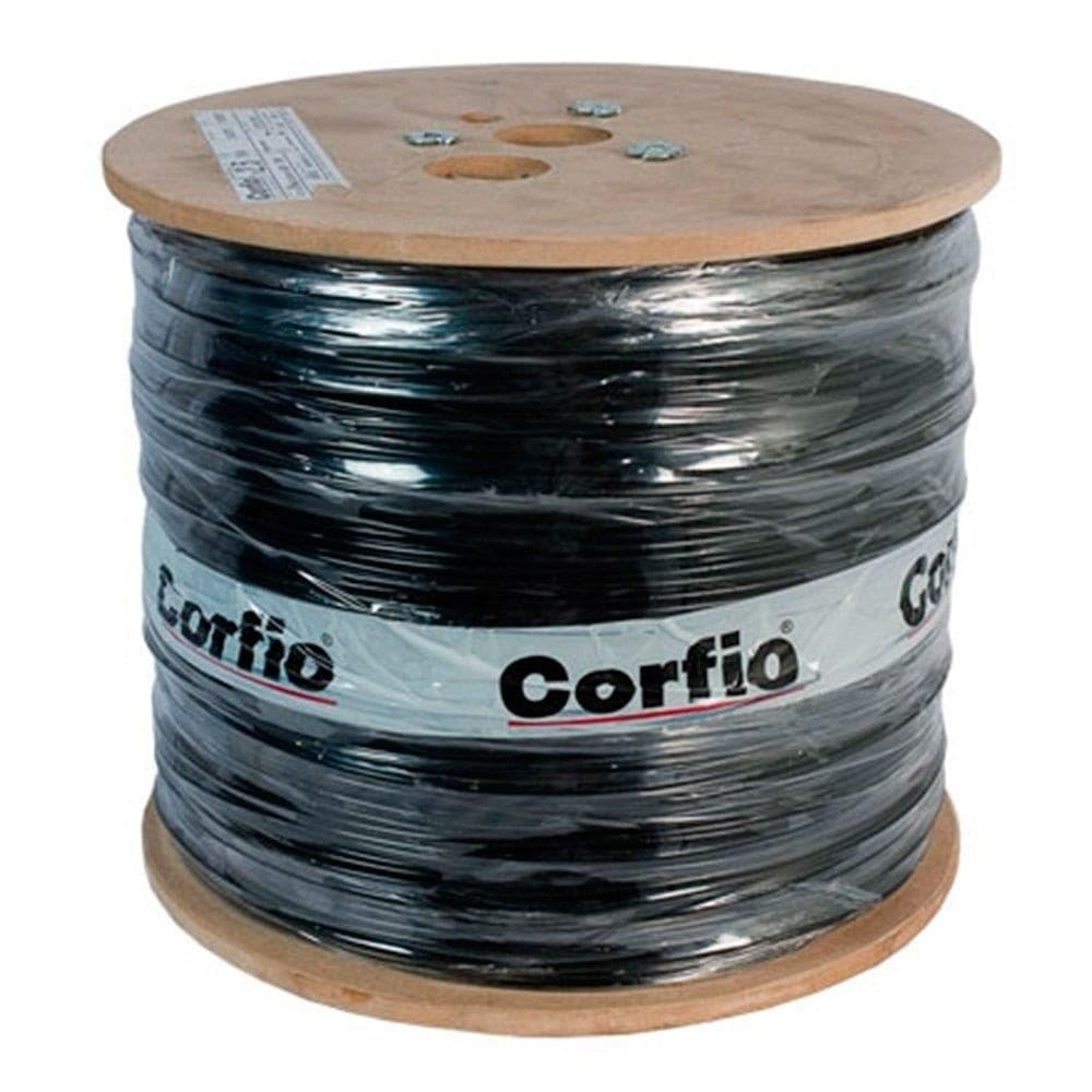 Cabo Flexível Corfio 1,5mmx1400m Bobina 750V Preto