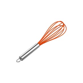 Batedor em Silicone Laranja 25,5 Cm