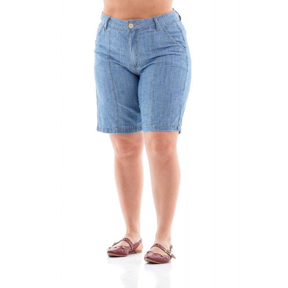 Ciclista Jeans Feminina Arauto Mom Eco Fibers