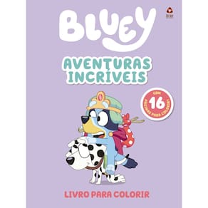 Bluey Livro para Colorir - Aventuras Incríveis