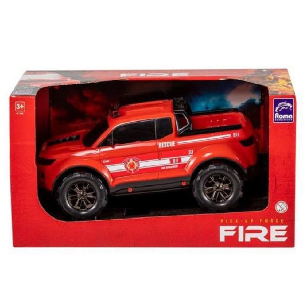 Veículo Roda Livre Pick Up Force Bombeiros Roma