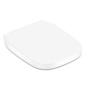 Kit 2 Assentos Sanitário com Queda Amortecida Debba Square Roca Branco Brilhante