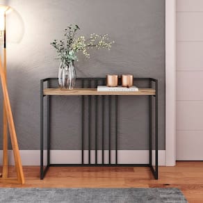 Aparador para Sala de Estar Heloísa Preto/Amadeirado
