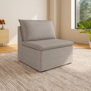 Sofá Modular Central 85cm Zen Cabecasa Madeiramadeira Marrom