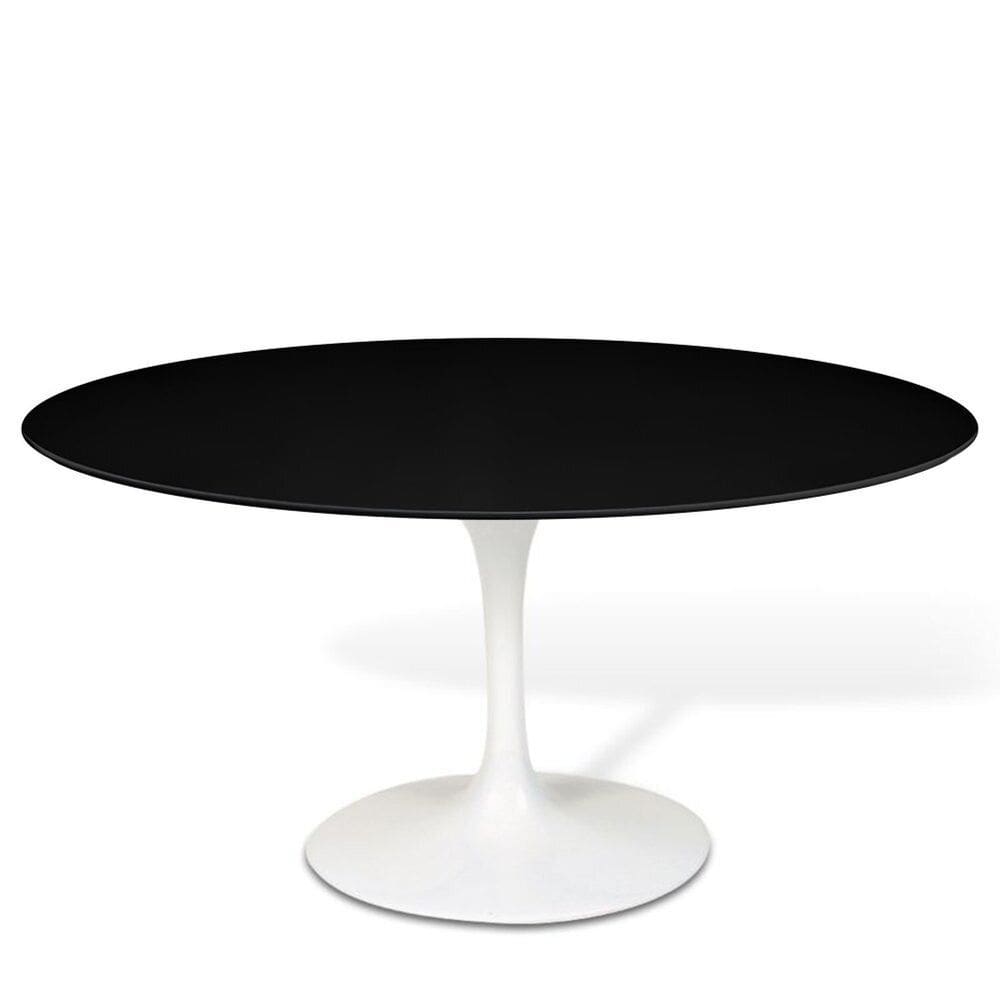 Mesa Saarinen Tulipa Oval 198cm X 122cm Preto