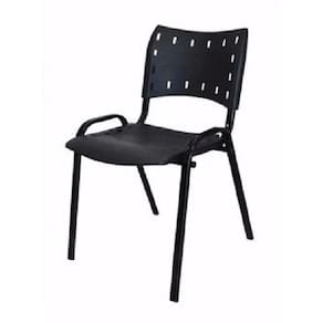 Cadeira para Sala de Jantar Empilhável Ast Preto