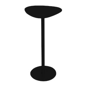 Mesinha de Canto Metal Apoio Sofá Wing Alta Design Preto