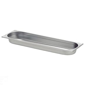 Cuba Tramontina Gn 2/4 Em Aço Inox Sem Alças Profundidade 65 Mm - Aço 430 Tramontina