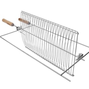 Grelha Giratoria Média de Aço 80 Cm X 34 Cm Aço