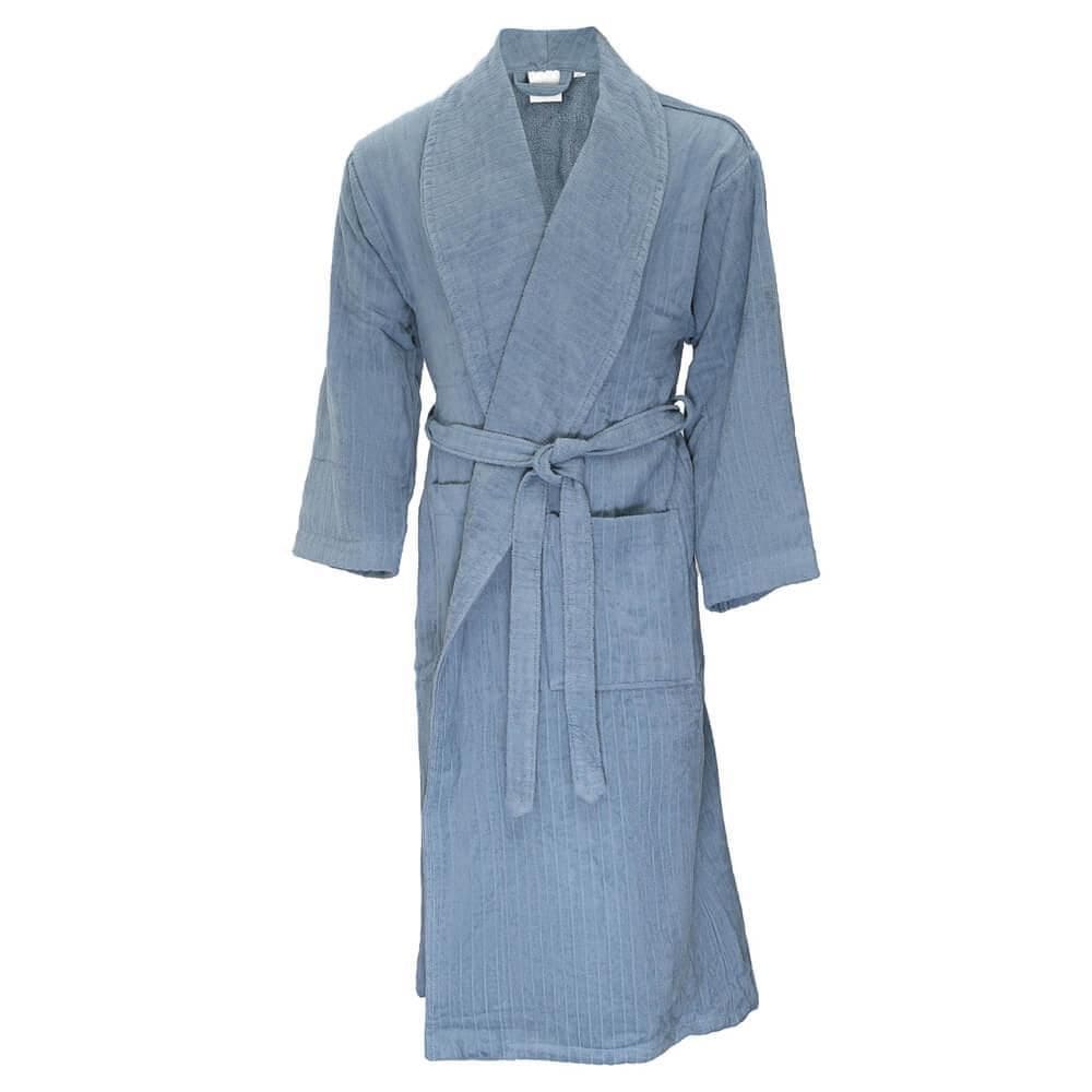 Roupão De Microfibra Flannel Stripe Tamanho Gg - Andreza