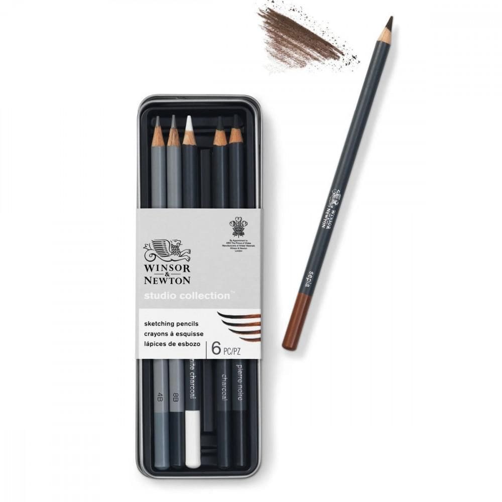 Estojo Sketching Winsor & Newton 06 Peças