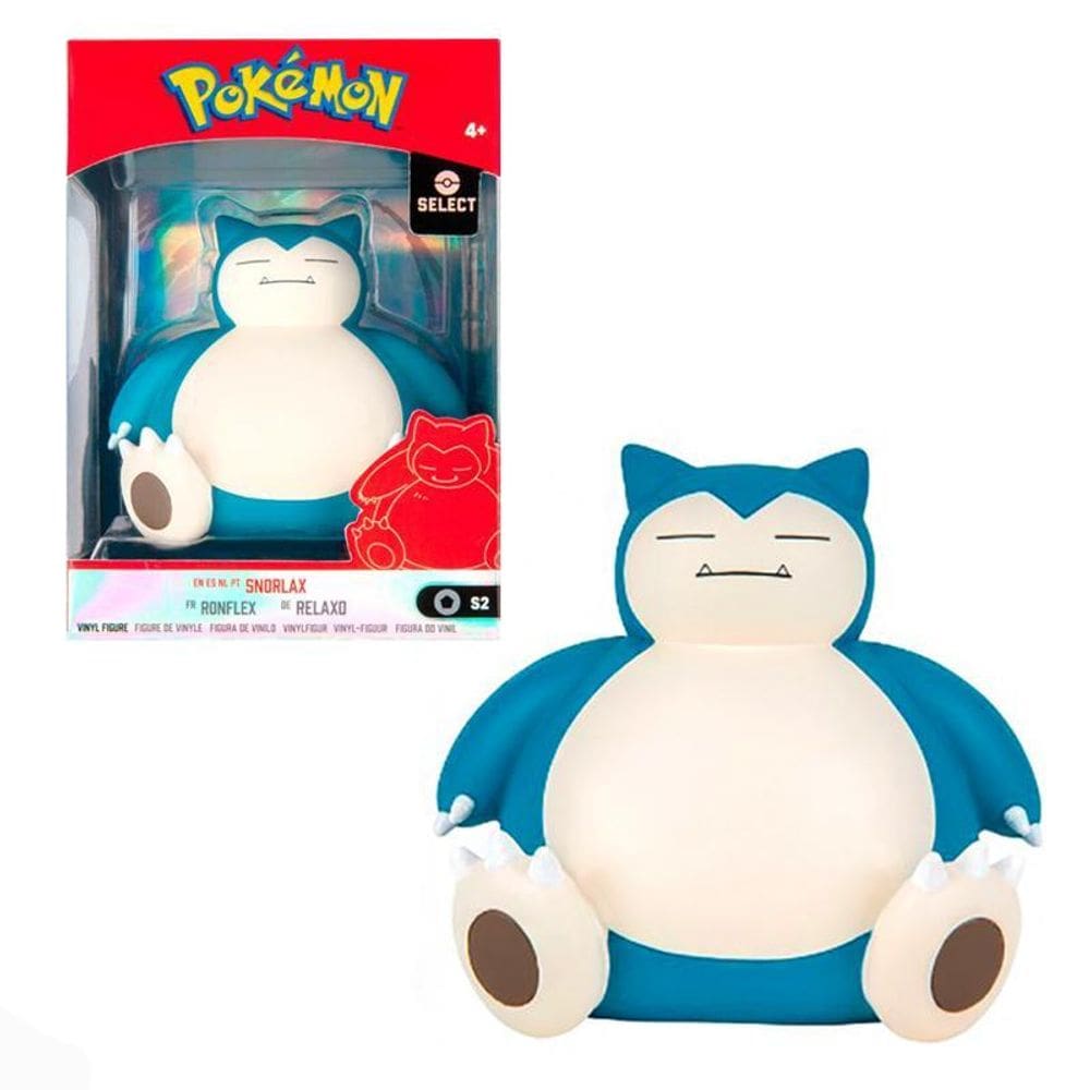 Boneco Pokémon Figura Snorlax - Vinil - Sunny 2657