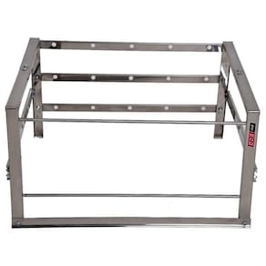Suporte 3 Espetos Inox Churrasqueira Alvenaria Issi Grill