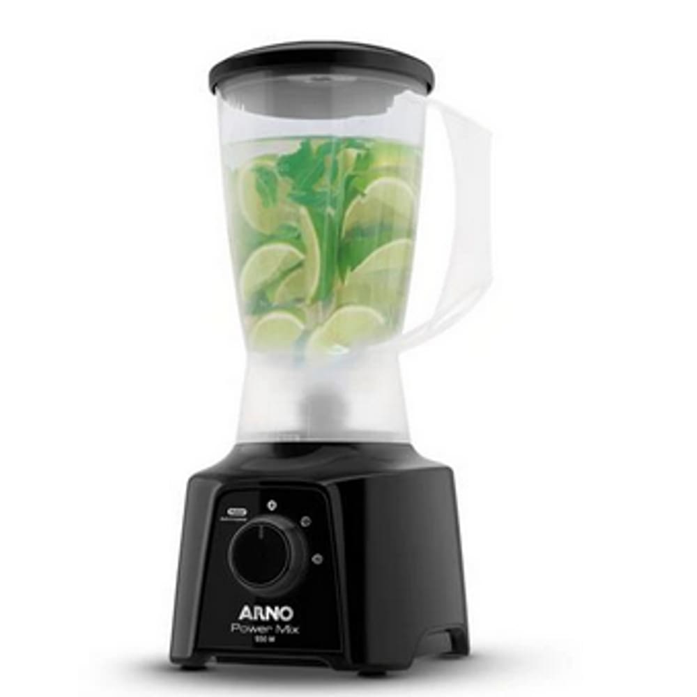 Liquidificador Arno Power Mix 1,2 Litros 2 Velocidades 550W 127v Preto LQ10