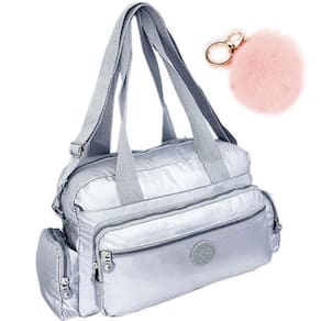 Bolsa Tactel Sacola Transversal e Omb+ Pompom 450A