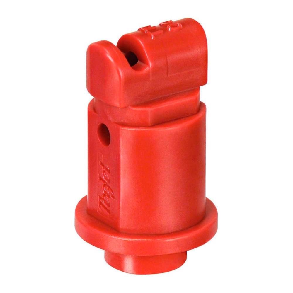 Ponta de Pulverização com Indução de Ar para Jato Plano 110º em Polímero - Vermelho