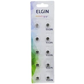 Bateria Elgin Lr621 Ag1 1.5V Cartela Com 10 Unidades