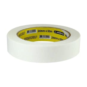 Fita Crepe 24mm X 50m - Uso Industrial - 100°C