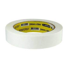 Fita Crepe 24mm X 50m - Uso Industrial - 100°C