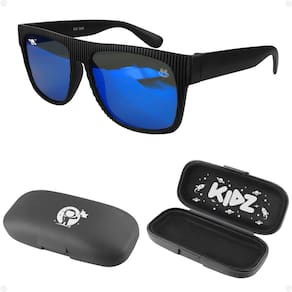 oculos sol infantil proteção uv criança preto vintage + case social praia acetato qualidade premium