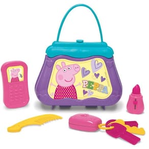 Bolsa Mamãe com Celular, Pente e Batom - Rosa