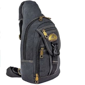 Mochila Alça Transversal Em Lona Brasil Ja8016