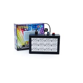 Strobo com 12 leds 15w ritmico iluminação de festas