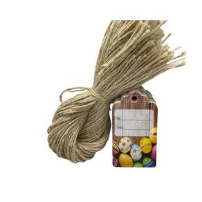 Tag Páscoa De Para Doces Com Cordão De Sisal Incluso 100 Un