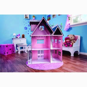 Casa De Bonecas Escala Barbie Modelo Emily Princesa - Darama