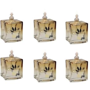 Kit 6 Lamparinas Decorativas Quadrada Quatro Estações