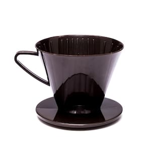 Suporte Filtro Para Coador De Cafe Plastico Marrom
