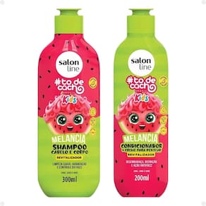Salon Line Kids #todecacho: Shampoo e Condicionador Melancia