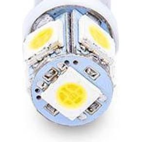 Par Lâmpada Led Farolete Caminhão 69 Ba9 5 Leds 5050 24V