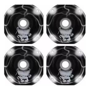 Kit 4 Corneta Curta Lc 14-50 Rosca Driver Grafitada Pitbull