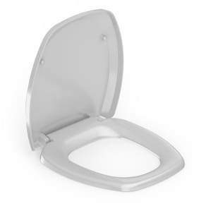 Kit 3 Assentos Sanitário com Softclose Thema Plus Incepa Cinza Platina Brilhante