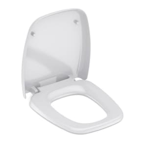 Kit 3 Assentos Sanitário com Softclose Fit Plus Celite Cinza Prata Brilhante