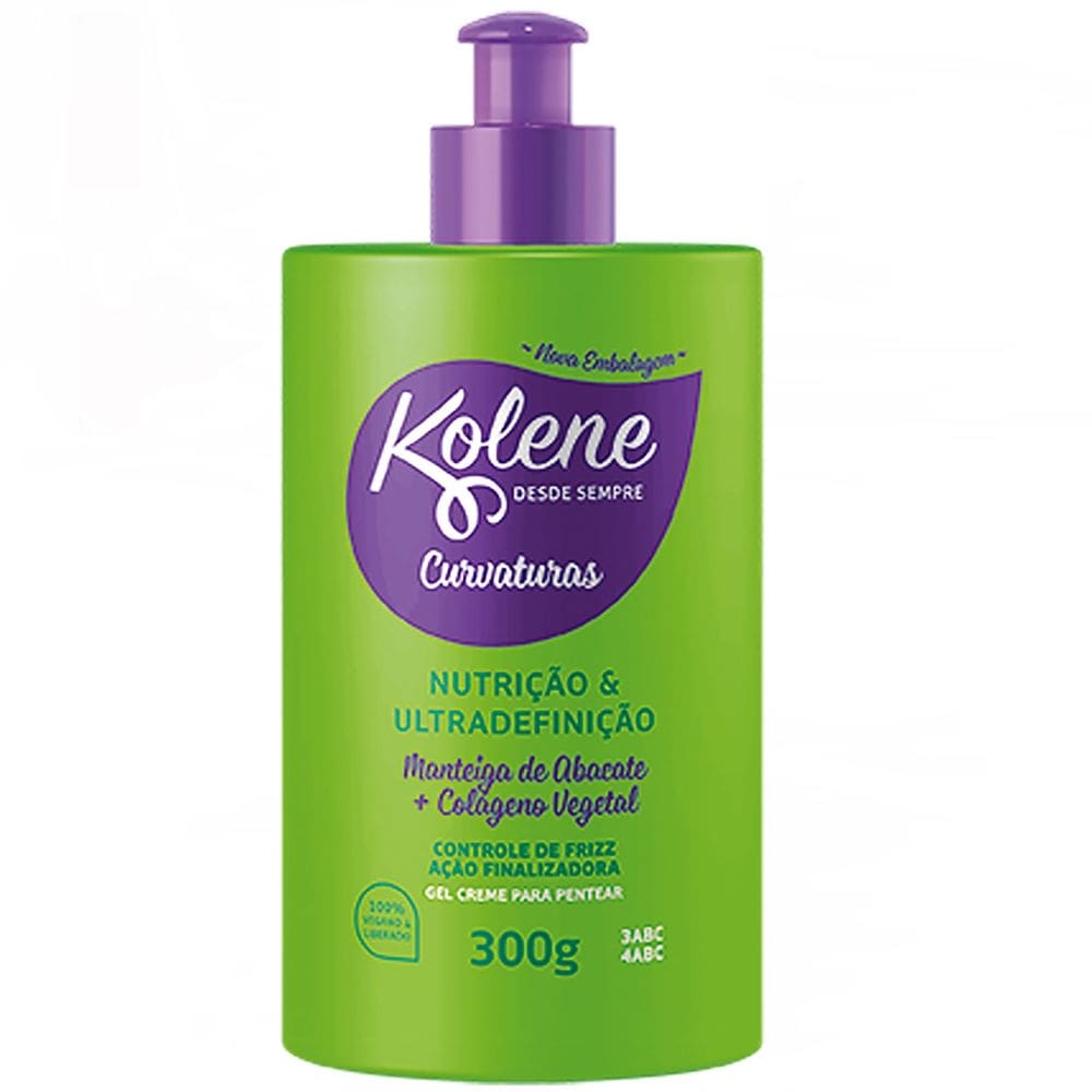 Gel Creme para Pentear Kolene Nutrição e Ultradefinição Cronograma 300ml