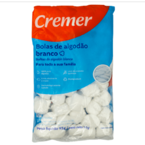 Algodão em Bolas Cremer 95g Cremer 95g