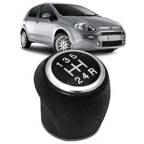 Bola Câmbio Manopla Preto Punto 2008 Em Diante