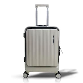 Mala De Viagem Branca Cadeado Embutido Up4you - Luxcel