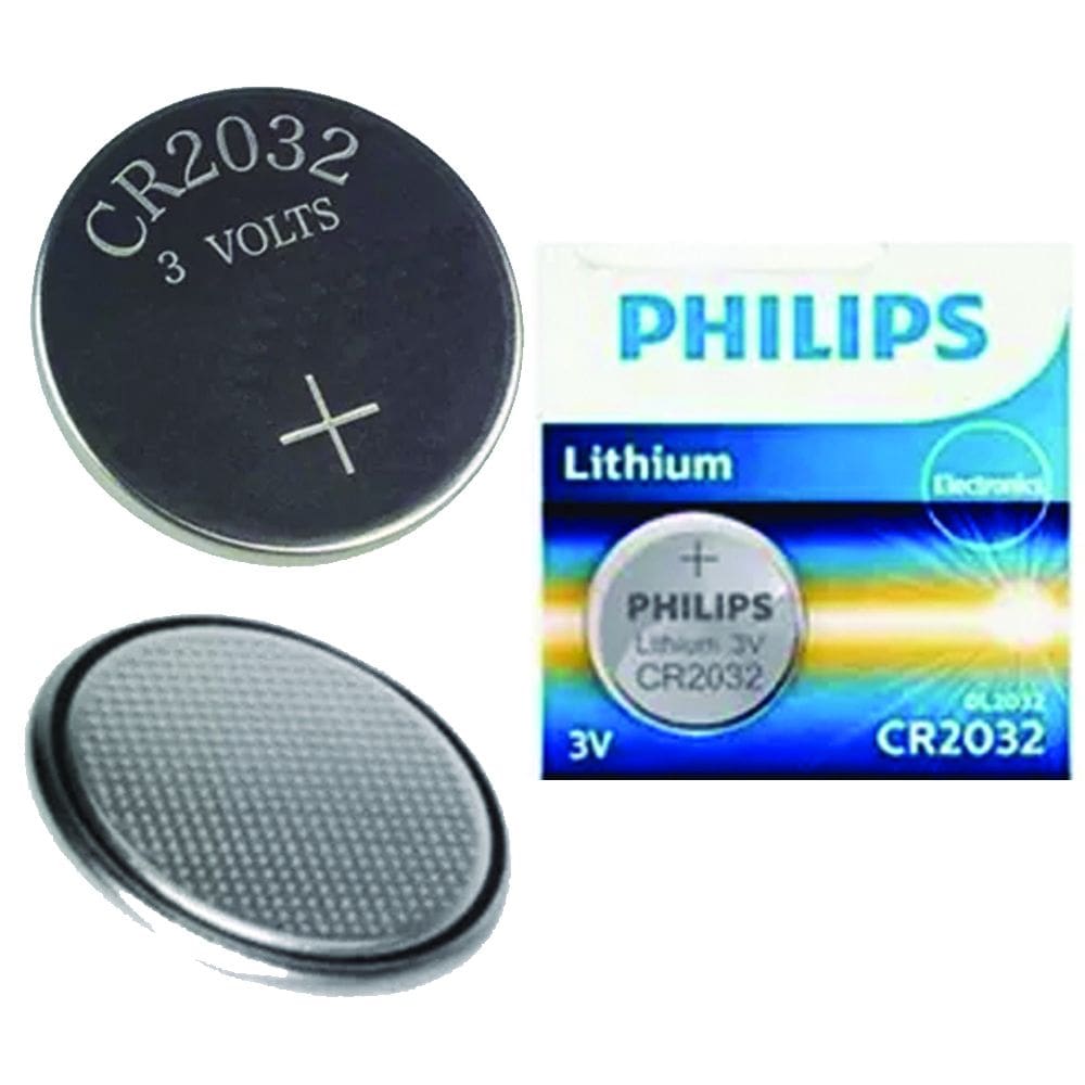 Bateria Philips Moeda Lítio Cr2032 3v Controle Alarme Unidad