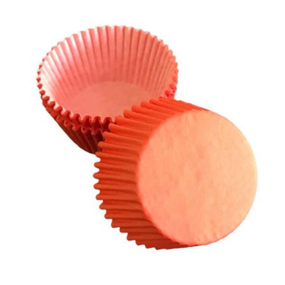 Forma Lisa P/ Cupcake Laranja C/45 Flip