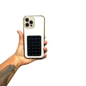 Suporte Silicone Ventosa para Celular Universal - PRETO