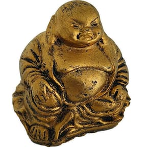 Mini Buda Gordinho Da Alegria 05007 Em Resina