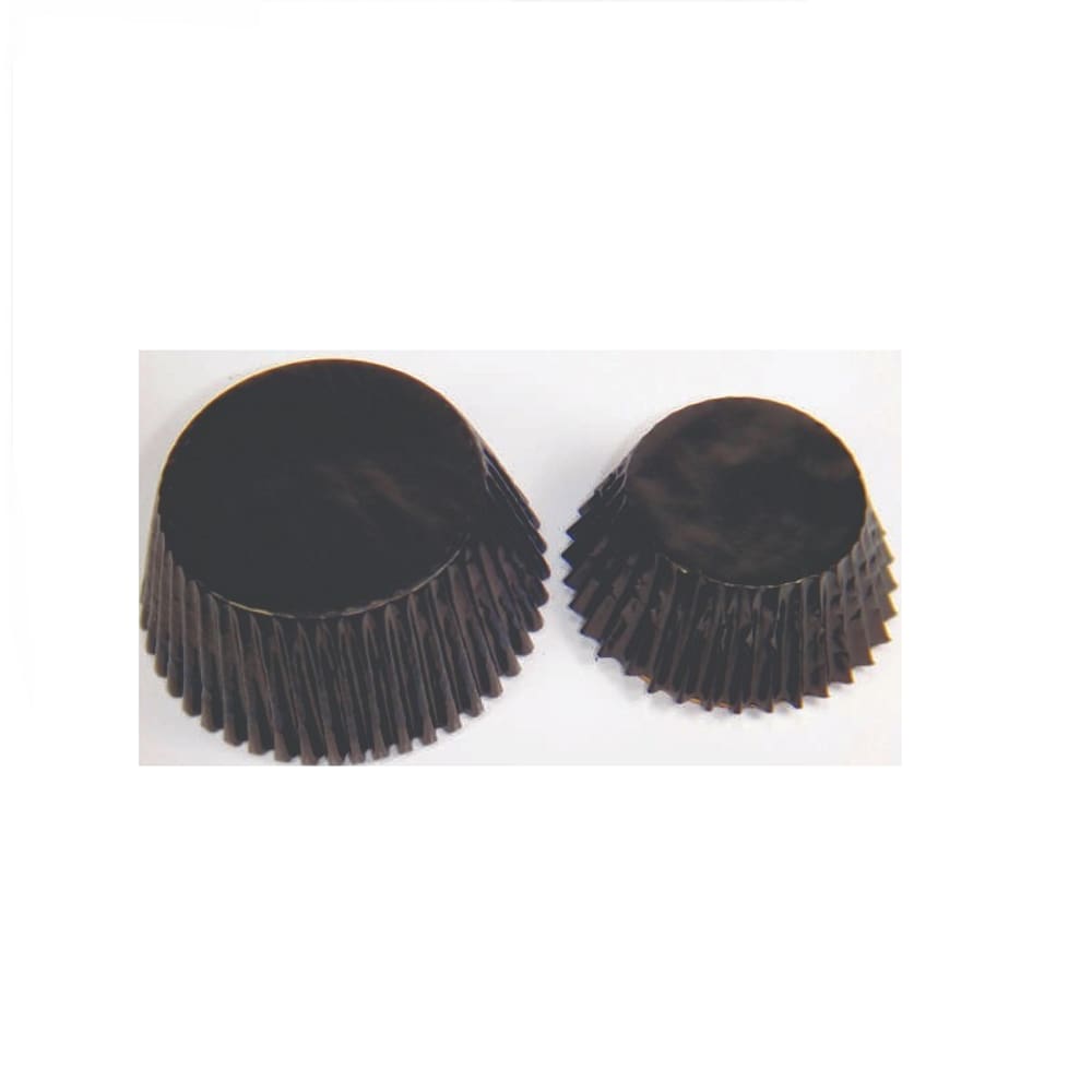 Forma Lisa P/ Cupcake Preto C/45 Flip
