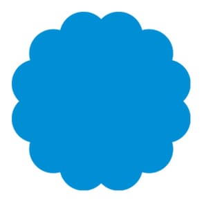 Fundo Chapado N. 7 Azul Claro C/100 Curifest